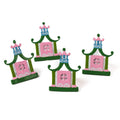 Chinoiserie Pagoda Napkin Rings Set of 4 | Table Decor