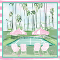 TENNIS IN PARADISE-MAHJONG MAT (PREORDER)