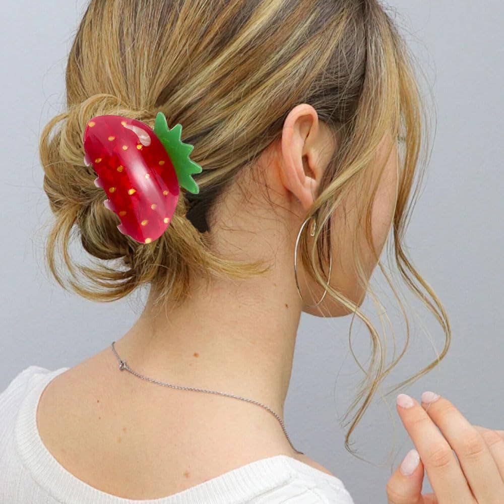 Cute fruit-shaped hair clips perfect for festive parties