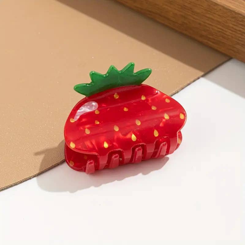 Cute fruit-shaped hair clips perfect for festive parties