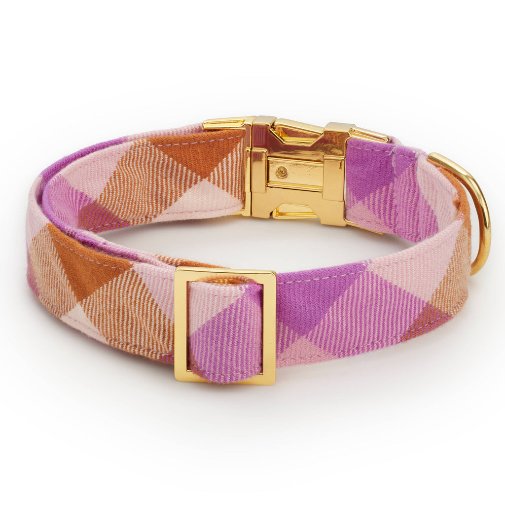 The Foggy Dog Bramble Flannel Dog Collar (ships 10/7)