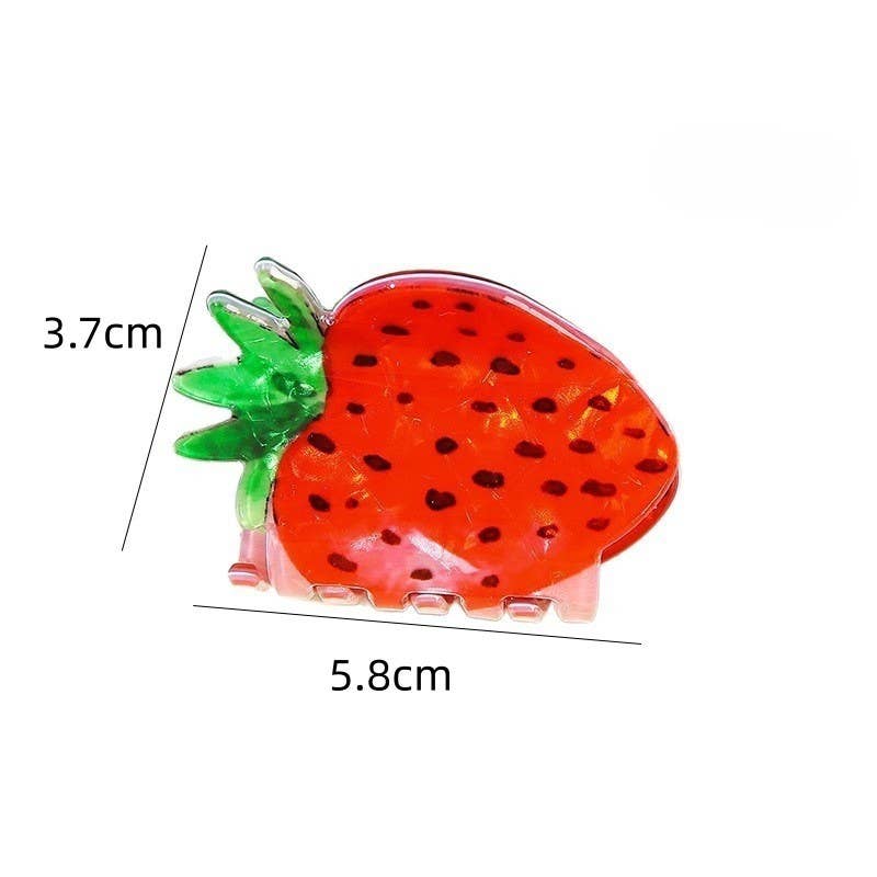 Cute fruit-shaped hair clips perfect for festive parties