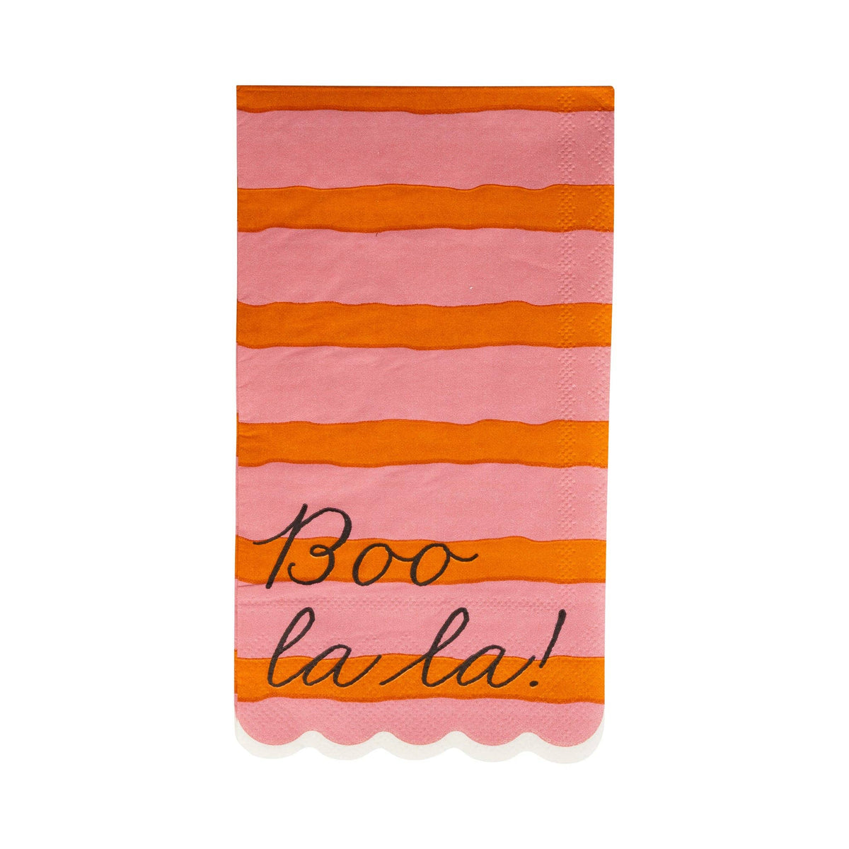 BLL1238 - Pink & Orange Boo La La Dinner Napkin
