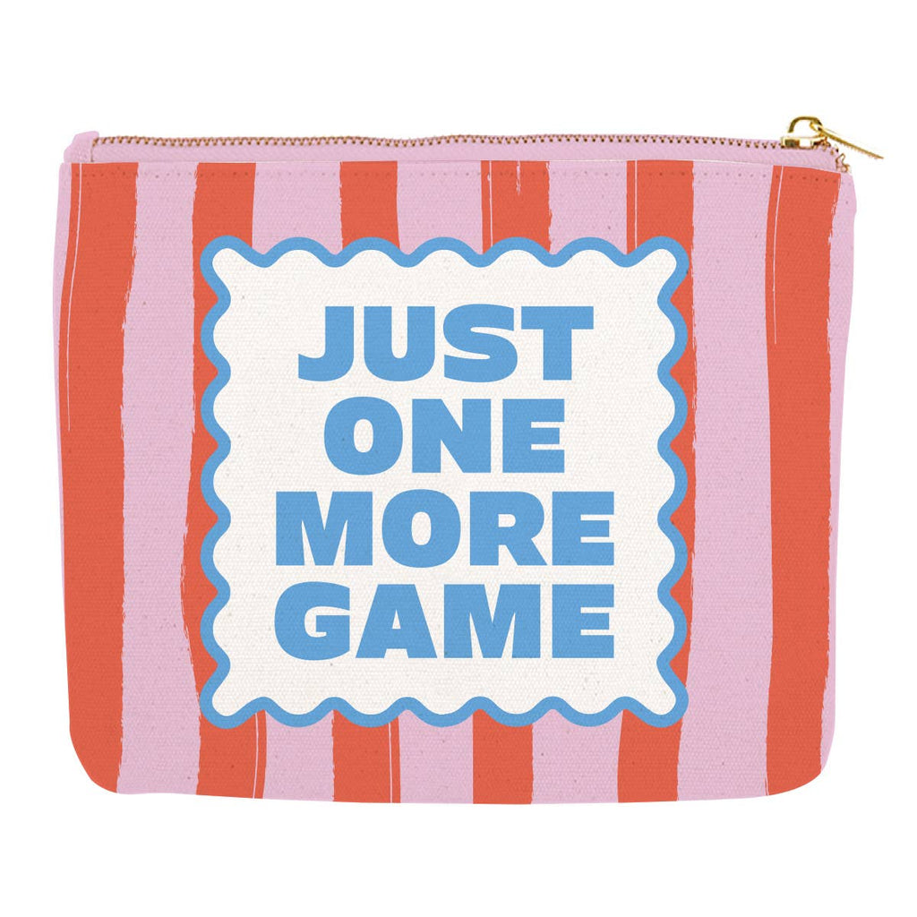 Mahjong Zipper Canvas Card Pouch | Just One More Game