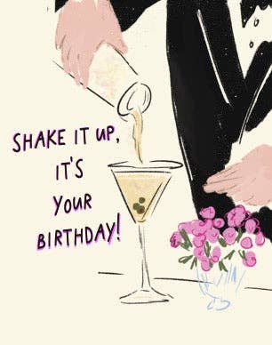 SHAKE IT UP-NOTE CARD