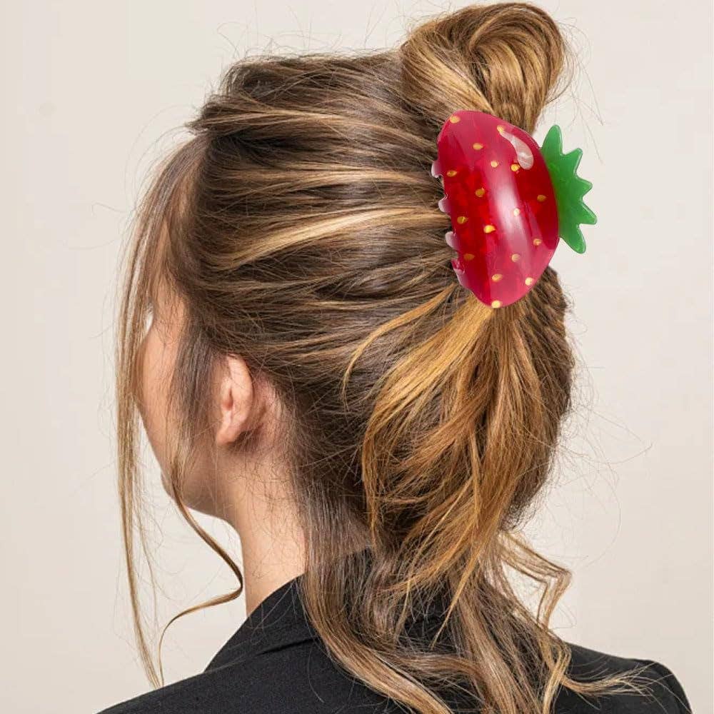Cute fruit-shaped hair clips perfect for festive parties