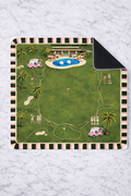 On the green golf mahjong mat 33"x33" pre-orders-shipping third week in May