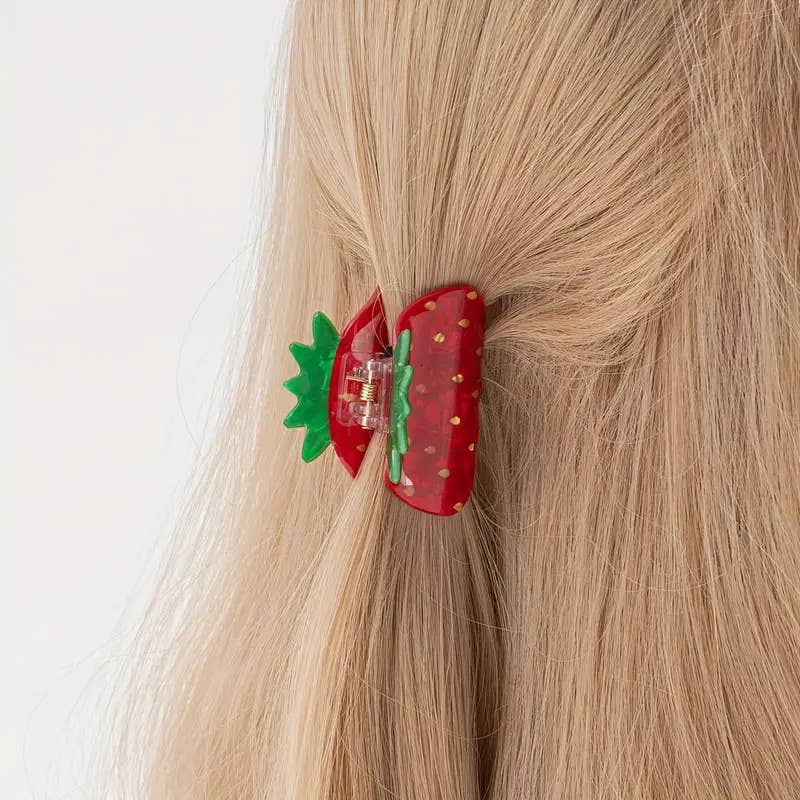 Cute fruit-shaped hair clips perfect for festive parties