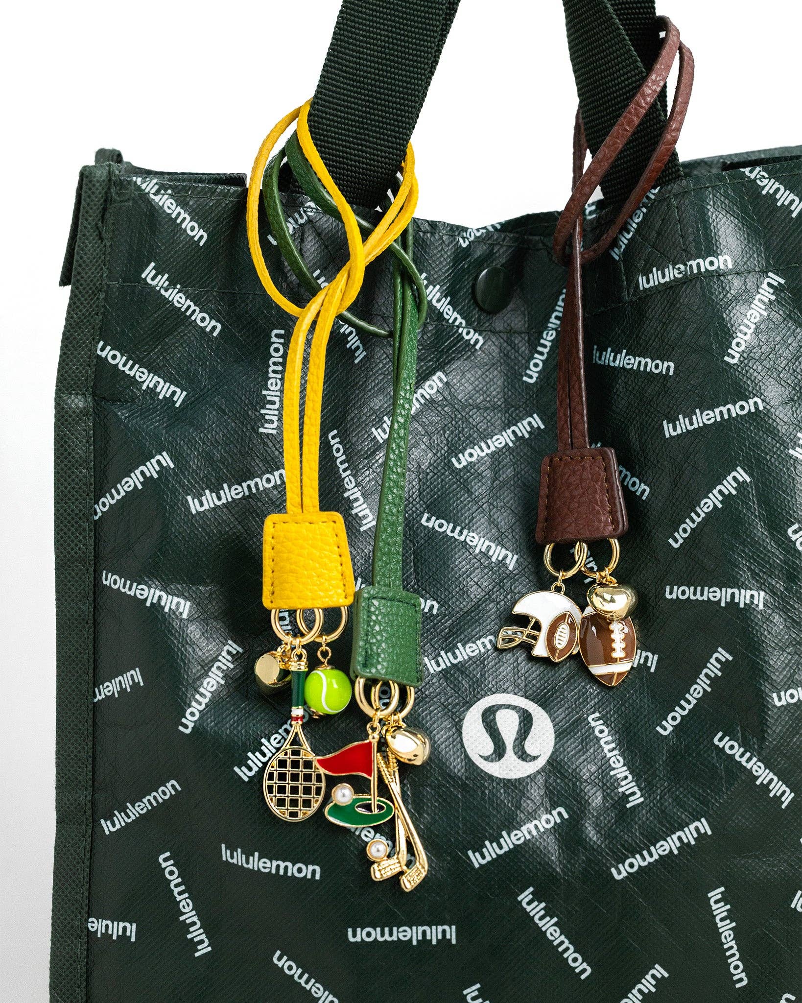 Gameday Tennis Leather Clochette Bag Charm