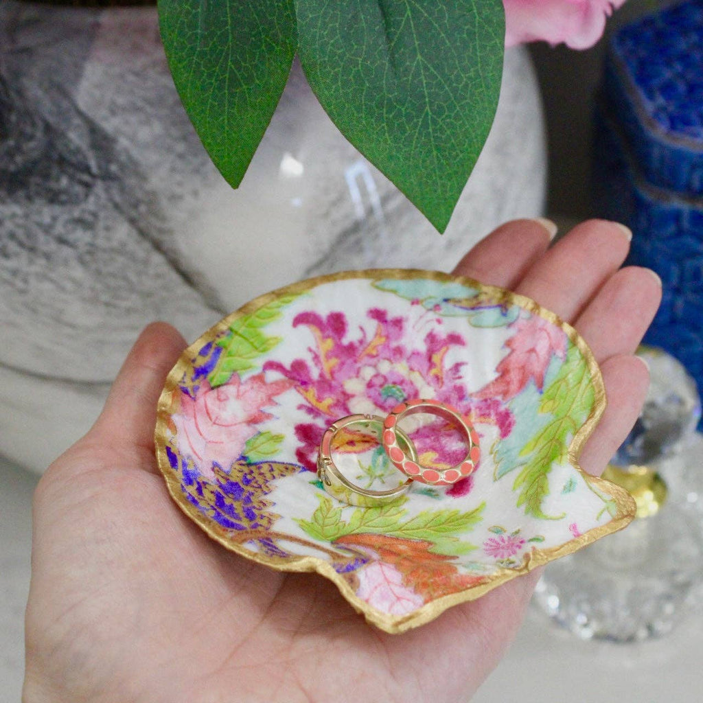 Audrey Shell Jewelry and Trinket Dish