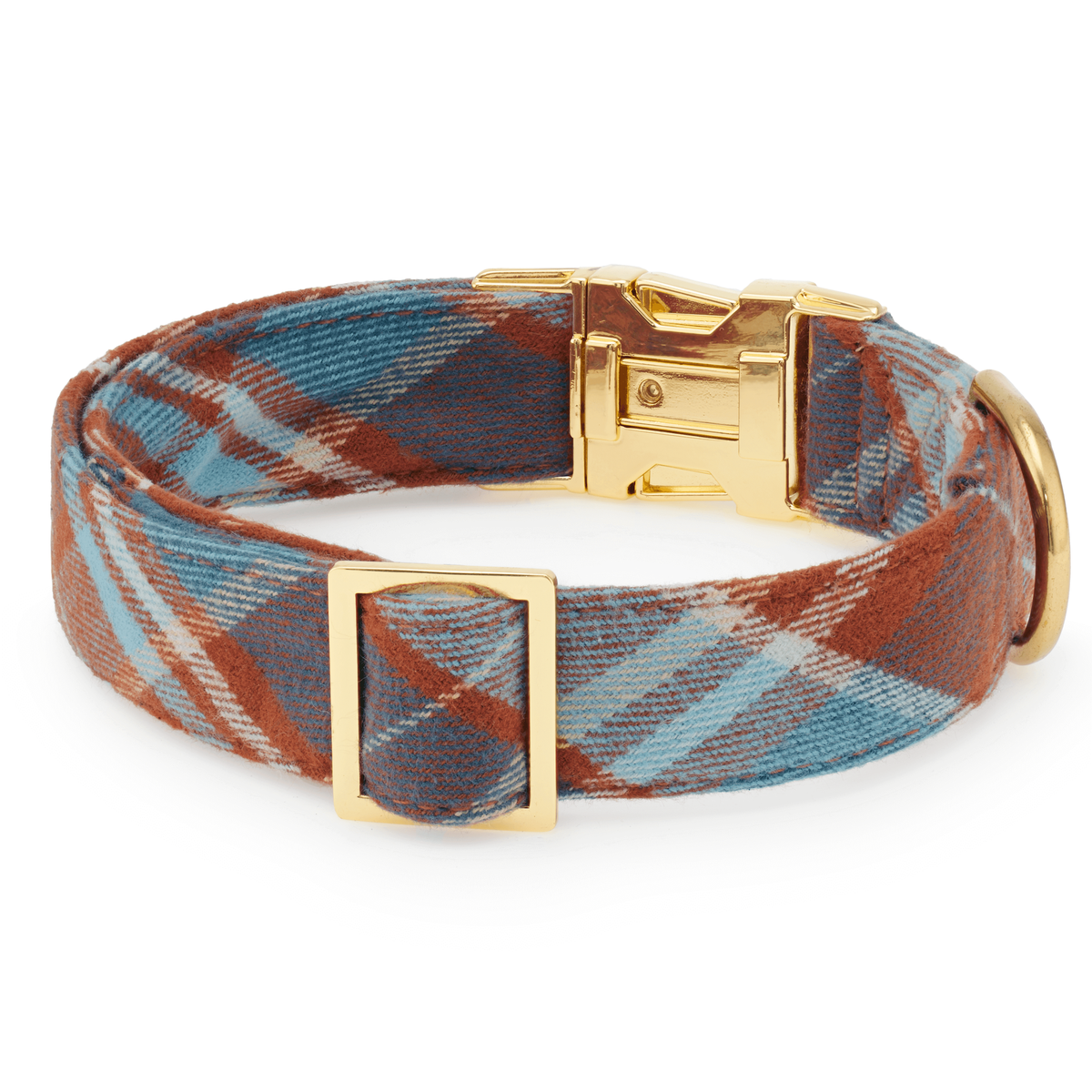 The Foggy Dog Maple Plaid Flannel Dog Collar (ships 10/7)