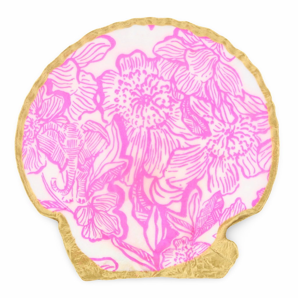 Pink Lilly Shell Jewelry and Trinket Dish