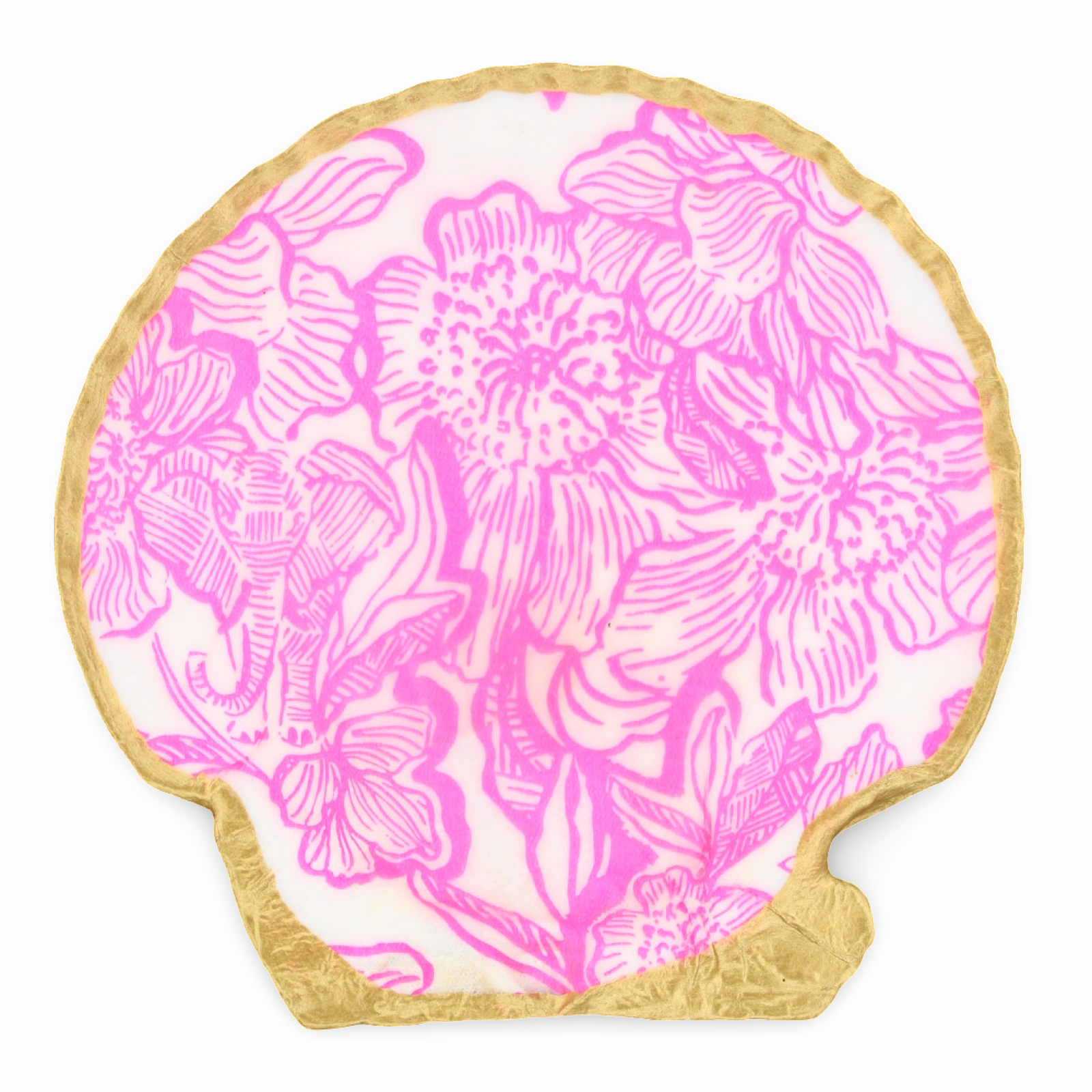 Pink Lilly Shell Jewelry and Trinket Dish