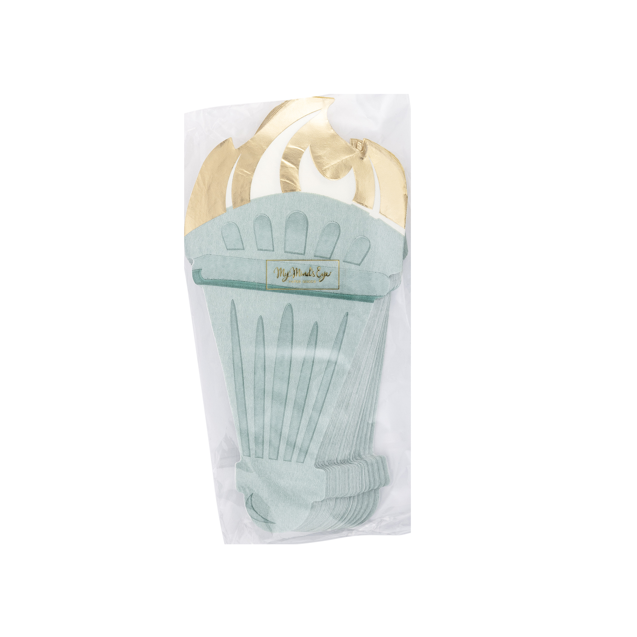 Lady Liberty Shaped Paper Dinner Napkin