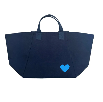 CHELSEA Bag - Navy with Capri Blue Heart! NEW!