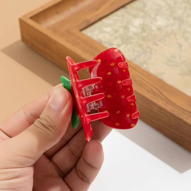 Cute fruit-shaped hair clips perfect for festive parties