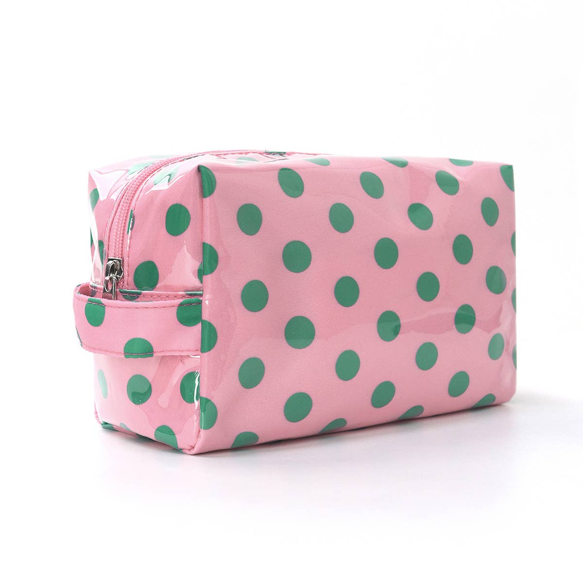 Polka Dot Makeup Bag Stripe PVC Cosmetic Pouch