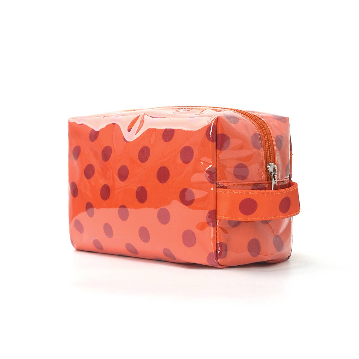 Polka Dot Makeup Bag Stripe PVC Cosmetic Pouch